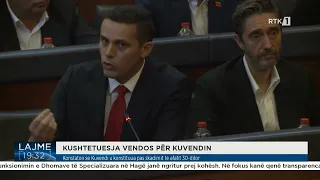 Konstaton se Kuvendi u konstituua pas skadimit të afatit 30-ditor