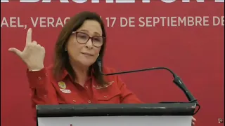 Rocío Nahle launches road rehabilitation in San Rafael