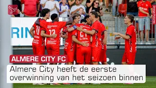 Almere City wint met 3-1 van Jong PSV