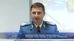 INSPECTORATUL DE JANDARMI JUDEȚEAN DÂMBOVIȚA, PREOCUPARE PENTRU FORMAREA ȘI PREGĂTIREA PERSONALULUI