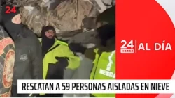 Snow rescue: 59 people saved after being trapped in the Antofagasta mountain range | 24 Horas TVN