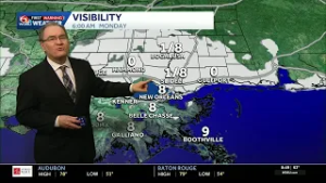 Fog possible again Monday morning, rain chances increase late next week
