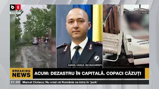 Cod portocaliu de furtună în București. Efectele vijeliei. Știri B1TV_30 iunie 2026