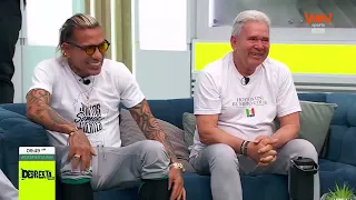 ⚪⚽ Dayro Moreno and ‘Arriero’ Herrera like you've never seen them before! They joined us on #Desp...