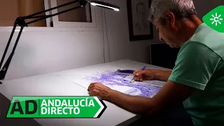 Andalucía Directo | Paco Díaz, day laborer and artist who creates ballpoint pen portraits