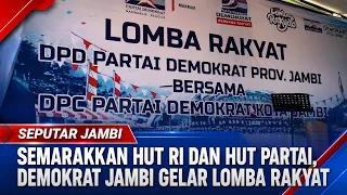 CELEBRATING INDONESIA'S INDEPENDENCE DAY AND PARTY ANNIVERSARY, DEMOCRATS JAMBI HOLD PUBLIC GAMES