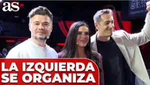 SARAH SANTAOLALLA, RUFIÁN y EMILIO DELGADO colapsan MADRID para unir a LAS IZQUIERDAS
