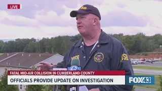 Full Briefing: NTSB officials give update on Wednesday's fatal mid-air collision in Carlisle