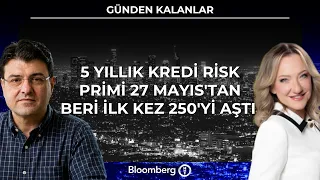 Günden Kalanlar - 5 Yıllık Kredi Risk Primi 27 Mayıs'tan Beri İlk Kez 250'yi Aştı | 25 Eylül 2026