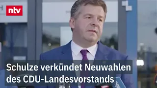 Noch-Ministerpräsident Sven Schulze will in Sachsen-Anhalt "Verantwortung übernehmen" | ntv