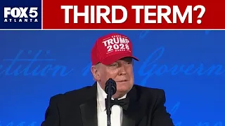 Trump teases 3rd term at rescheduled Correspondents' Dinner | FOX 5 News