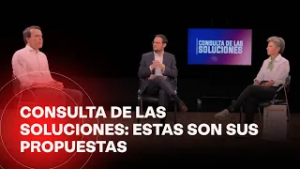 Candidatos de la Consulta de las Soluciones hablan de sus propuestas en seguridad y economía