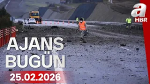 Balıkesir'de F-16 uçağı düştü! | Ajans Bugün - 25.02.2026 | A Haber