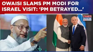 Asaduddin Owaisi Slams PM Modi For Israel Visit: 'PM Betrayed Palestinian People' | Breaking News