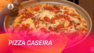 O seu jantar de hoje vai ser essa deliciosa PIZZA CASEIRA | Sabor de Vida
