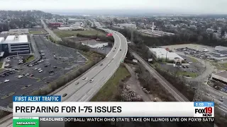 Both sides of I-75 closed this weekend