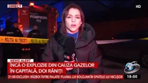 Încă o explozie din cauza gazelor în Capitală, doi răniți