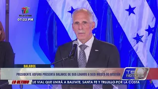 President Asfura presents summary of his achievements after six months in office