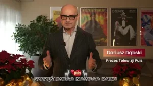 Życzenia noworoczne od Prezesa Telewizji Puls Dariusza Dąbskiego
