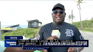 TeleislasNews I Alerta por aumento de residuos en zona costera de Elsy Bar