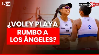 PERUVIAN BEACH VOLLEYBALL DUO REACHES QUARTERFINALS! | "Sports Express"