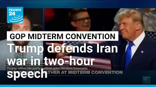 'Trump can see the writing on the wall here': Republicans hold midterm convention • FRANCE 24
