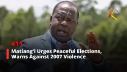 Matiang’i Urges Peaceful Elections, Warns Against 2007 Violence