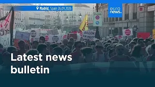 Latest news bulletin | September 27th, 2026 – Midday
