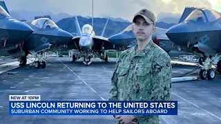 Chicago-area family awaits USS Lincoln sailor's return as community rallies support