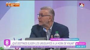 8AM - ¿Qué destinos eligen los uruguayos al viajar?