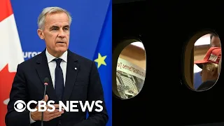 Canada's Carney embraces EU associate member plan; Trump seen with "Kennedy Center Demolished" sign