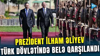 Prezident İlham Əliyevin Qırğızıstanda rəsmi qarşılanma mərasimi: Çolpon-Atadan MÖHTƏŞƏM GÖRÜNTÜLƏR