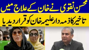 Mohsin Naqvi Blames Aleema Khan for Delay in Imran Khan's Treatment | Dawn News