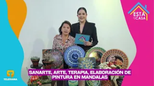 Sanarte, arte, terapia, elaboración de pintura en mandalas