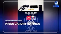 NOW AIRING - Man violates parole and is arrested with a weapon in Jd. Itatinga in Campinas