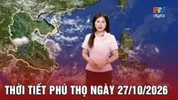 Phu Tho Weather for 10/30/2026 | Cloudy with scattered showers and thunderstorms, intermittent su...
