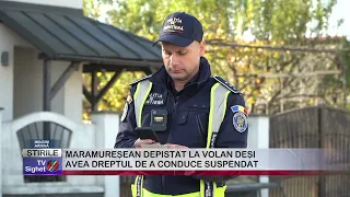 04 MARAMUREȘ MAN CAUGHT DRIVING WITH A SUSPENDED LICENSE