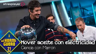 Marron consigue mover aceite a distancia gracias al poder de la electricidad - Sueños de Libertad