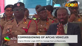 Commissioning of AFCAS: Vehicles Interior Minister urges GNFS to manage them professionally - News
