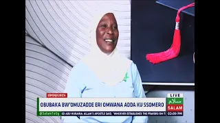 Obubaka Bw'omuzadde Eri Omwana Adda Ku Ssomero ~ Hajjat Janat Kayondo