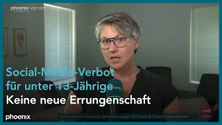 Aline Sommer-Noack zum Social-Media-Verbot für unter 13-Jährige | 13.07.26