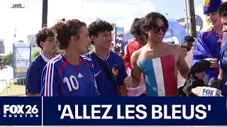 France, Morocco fans react to World Cup game