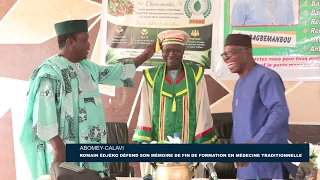 Abomey-Calavi: Romain ÉDJÈKO Defends His Traditional Medicine Thesis