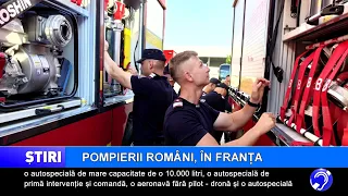 Romanian firefighters in France
