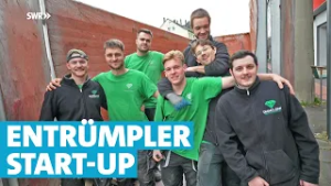 Jung, stark und motiviert: Sie entrümpeln und haben Spaß dabei