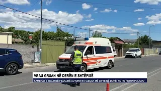 Vrau gruan në derën e shtëpisë