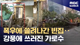 Trees Topple onto Taxis Amid Strong Winds… Damage Follows in Busan and Ulsan (08/17/2026/Newsdesk...