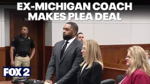 Ex-Michigan coach Sherrone Moore gets felony dropped, pleads no contest