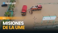 Así trabaja la UME en Ibiza tras el paso de la Dana Adam
