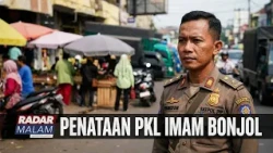 Bandar Lampung City Government Organizes Street Vendors on Jalan Imam Bonjol and Jalan Pisang